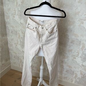 Agolde Cream Women's Jeans